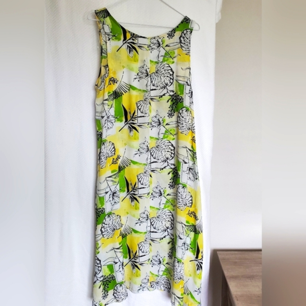 KAKTUS Dress Size M Summer Floral Tropical print. - Picture 7 of 14